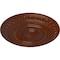 Ekena Millwork Artis Ceiling Medallion (Canopies up to 6 7/8"), 15 3/4"OD x 1 3/8"P, Burnished Mahogany Crackle CM15ARBMC - alternate 2